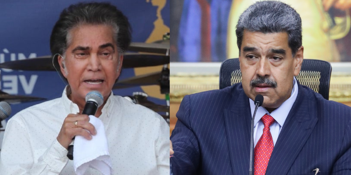 El Puma, José Luis Rodríguez, exige el fin del régimen de Nicolás Maduro