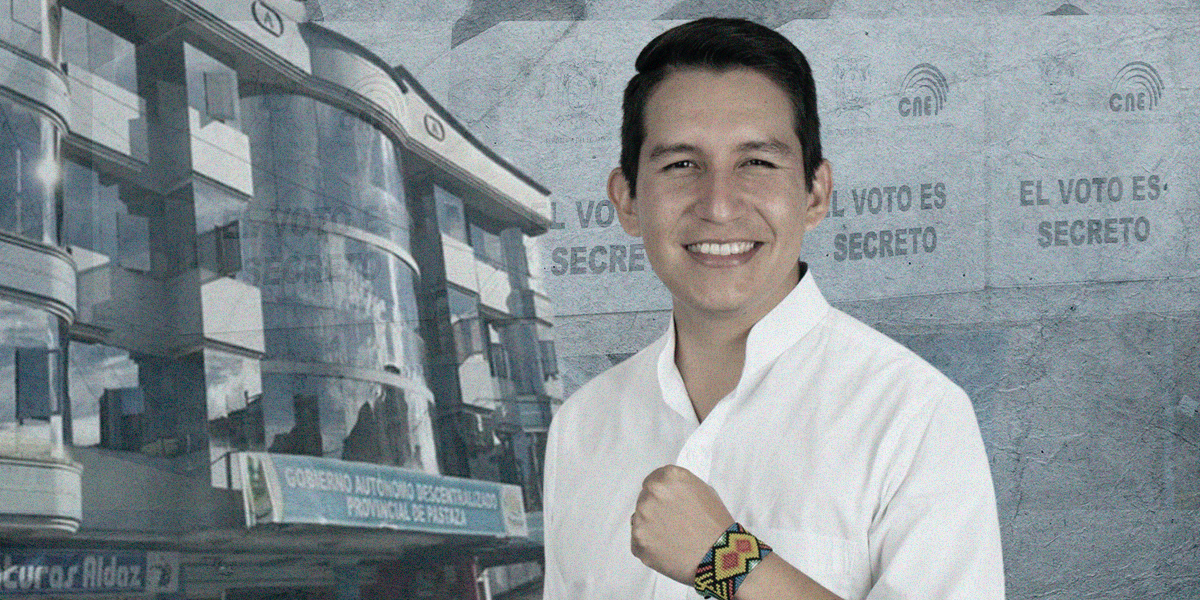 Resultados elecciones Ecuador 2023: André Granda, la alternativa joven que logró la Prefectura de Pastaza