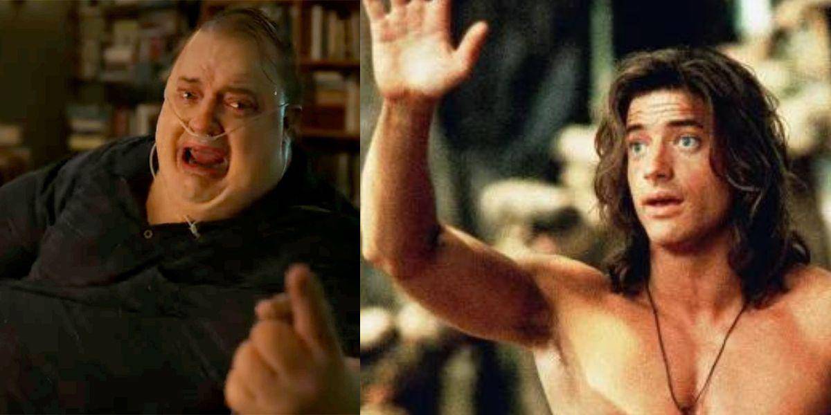 Revelan impresionantes imágenes de la transformación de Brendan Fraser en su regreso al cine