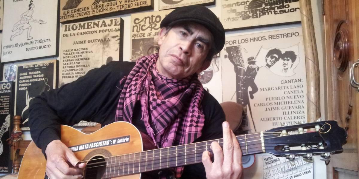 Jaime Guevara, trovador de la lucha social, en estado crítico por problemas intestinales