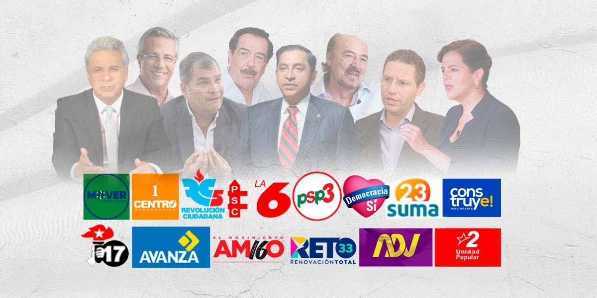Elecciones Ecuador 2023: ocho políticos de vieja data están detrás de los candidatos presidenciales y sus alianzas