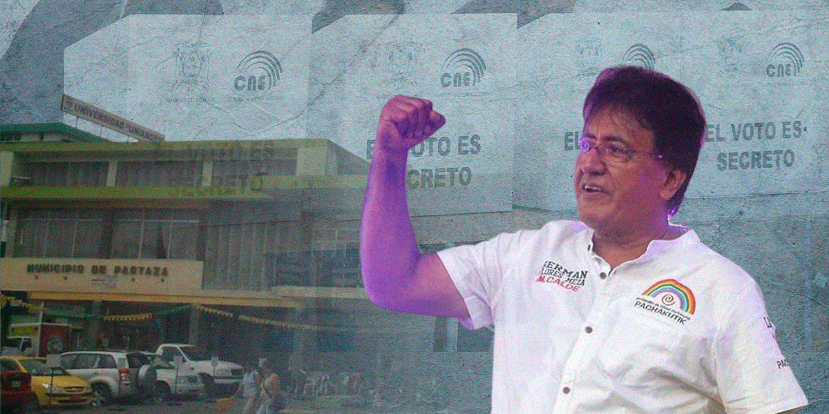 Resultados Elecciones 2023: Germán Flores ganó la alcaldía de Pastaza con 340 votos de diferencia