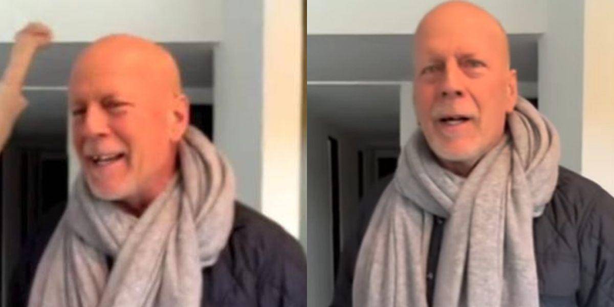 El emotivo video de Bruce Willis celebrando su primer cumpleaños tras ser diagnosticado con demencia