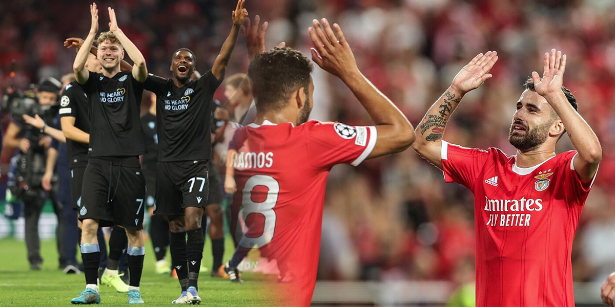 Champions League: Benfica se llevó un gran triunfo en su visita al Brujas