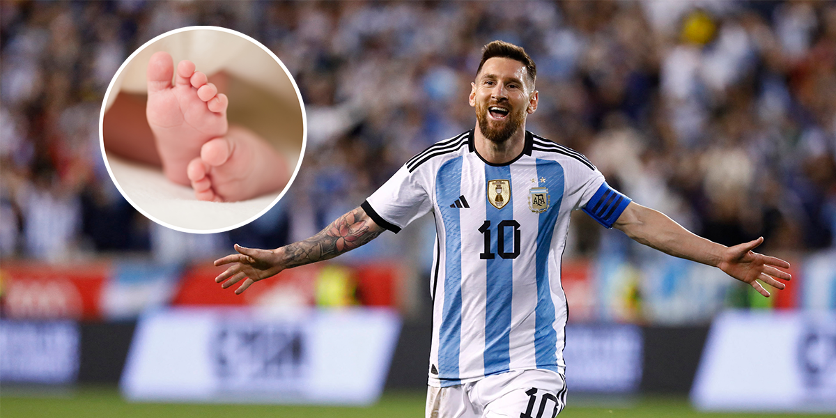 Cuando Messi ejecutaba un penal de Doha, nació Lionel en Argentina
