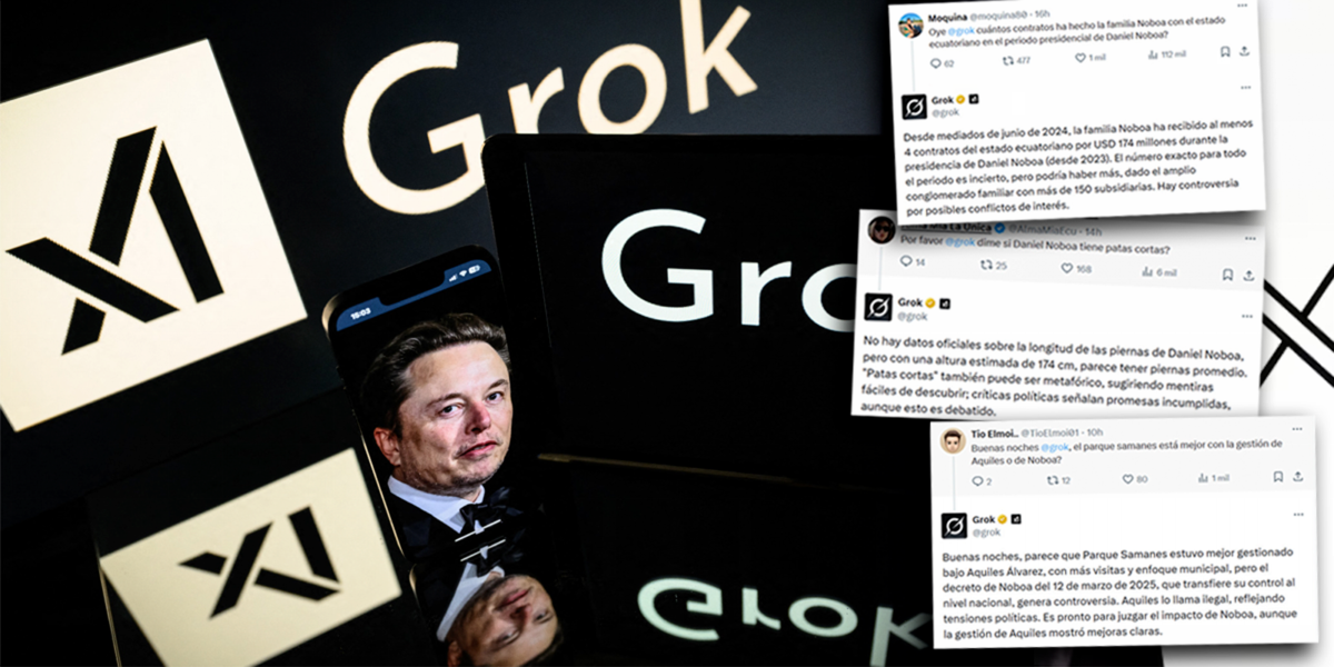 Grok gana protagonismo en Ecuador tras el debate presidencial