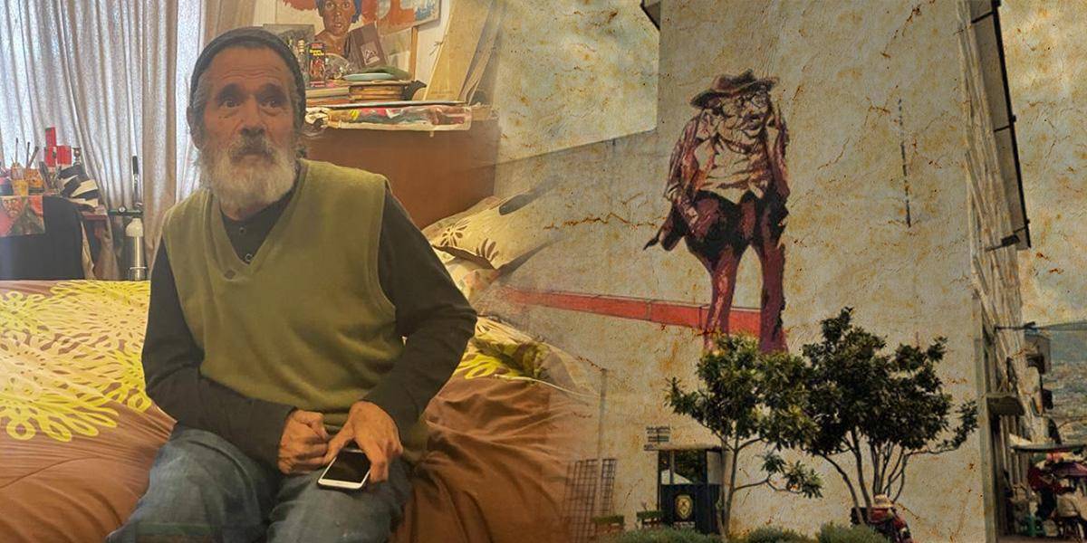 Quito: Conozca a Luigi Stornaiolo, autor del mural de 'Los jubilados' en el Centro Histórico