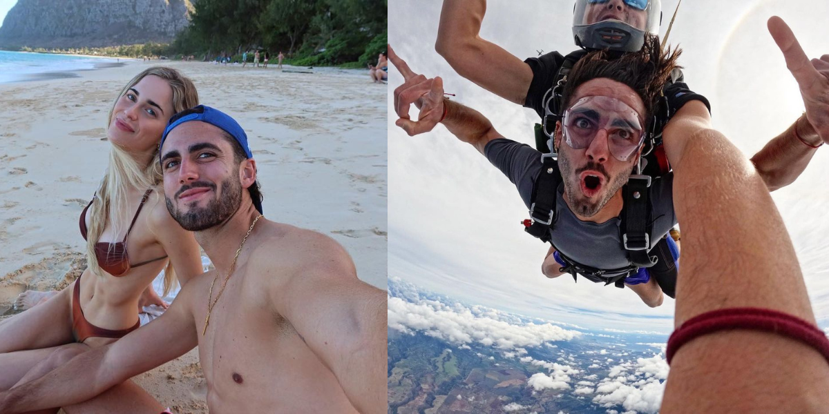 Leonardo Campana disfruta sus vacaciones en Hawái junto a su novia