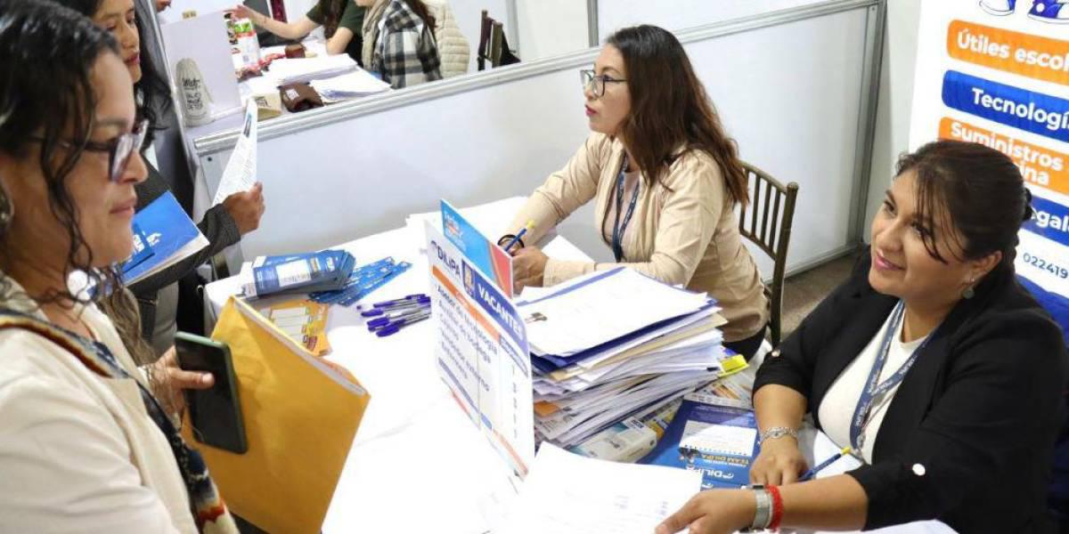 Quito: 5 600 turnos para la Feria de Empleo estarán disponibles este 14 de octubre