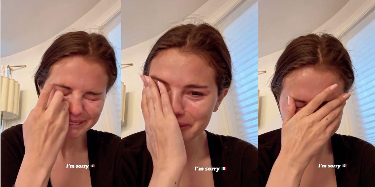 Selena Gómez rompe en llanto por las medidas de Donald Trump