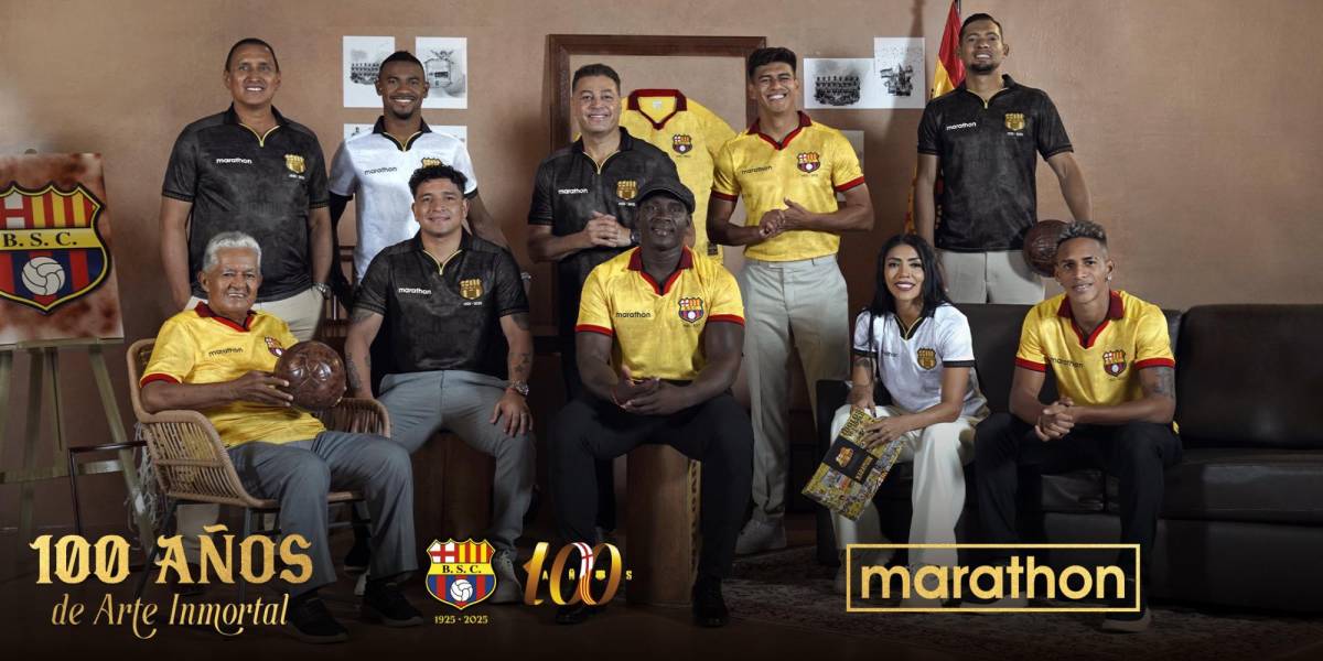 Barcelona SC presentó la camiseta conmemorativa por sus 100 años