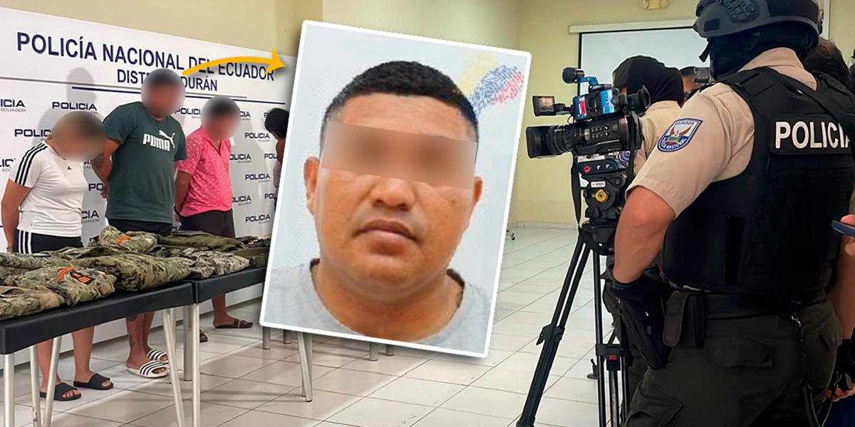 Marino con historial delictivo es detenido nuevamente en Durán durante operativo Tormenta 25