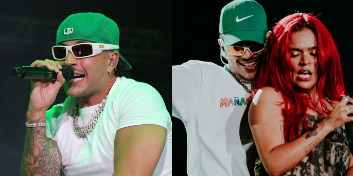 Feid sufre aparatosa caída en pleno escenario de España y termina con cuatro puntos en su pierna