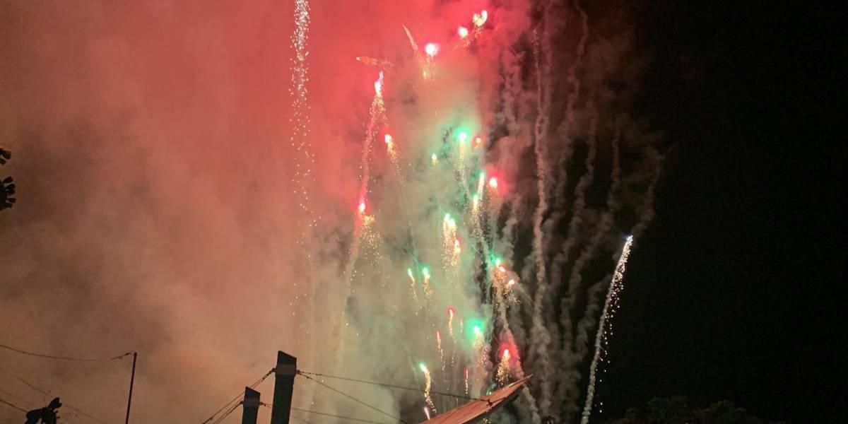 Cinco herido tras explosión de fuegos pirotécnicos en la parroquia Llacao del cantón Cuenca