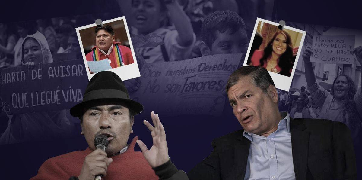 La violencia de género en Ecuador, el grito que estremeció las filas de Revolución Ciudadana y Pachakutik