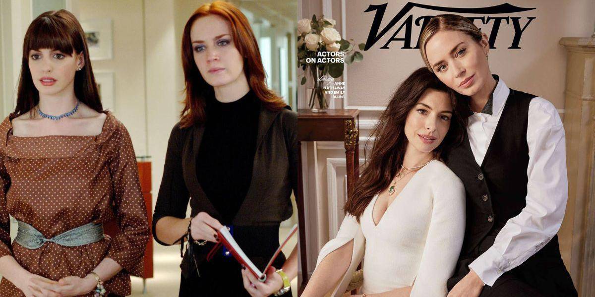 El reencuentro de Anne Hathaway y Emily Blunt 17 años después del estreno de El Diablo Viste a la Moda causa furor en redes