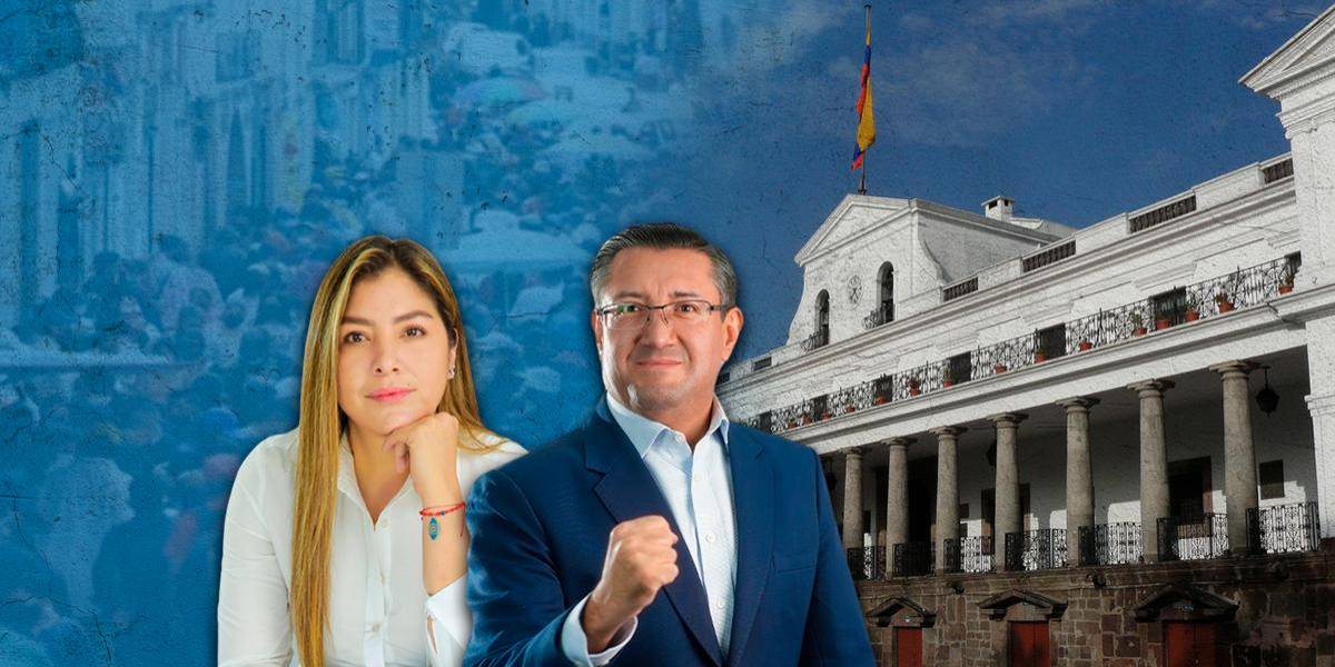 Elecciones Ecuador 2025 | Quiénes son Iván Saquicela y Luisa Coello, el binomio de Democracia Sí que busca la Presidencia de Ecuador