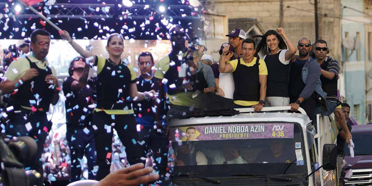 Segunda vuelta Ecuador 2023: Así fue el cierre de campaña de Luisa González y Daniel Noboa