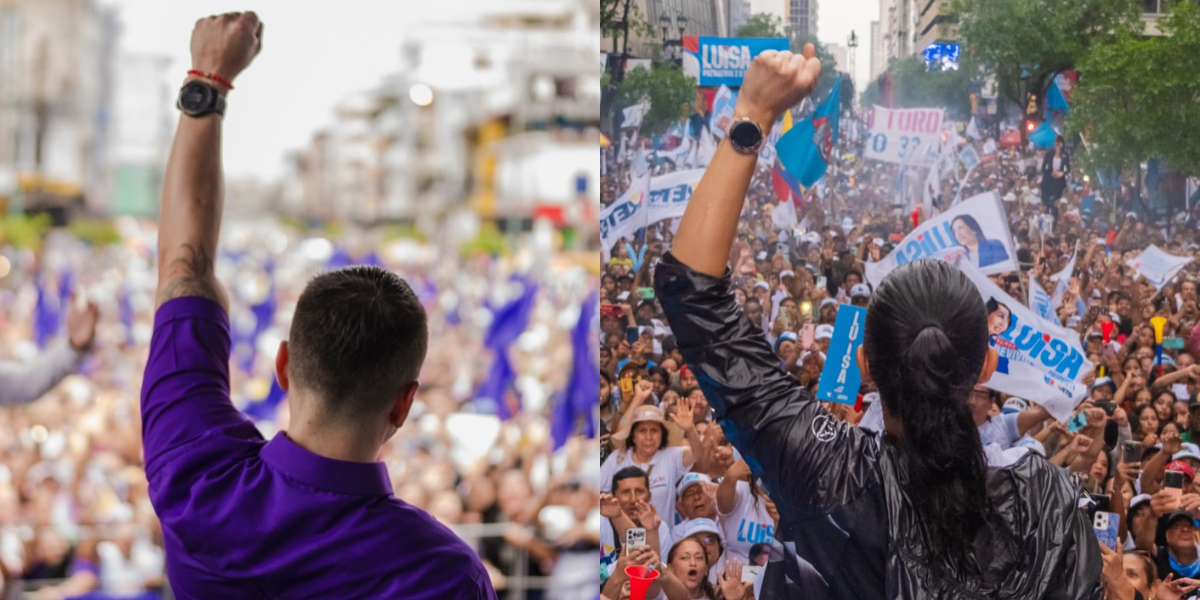 Elecciones Ecuador 2025: Daniel Noboa y Luisa González tienen que replantear su estrategia de campaña para la segunda vuelta