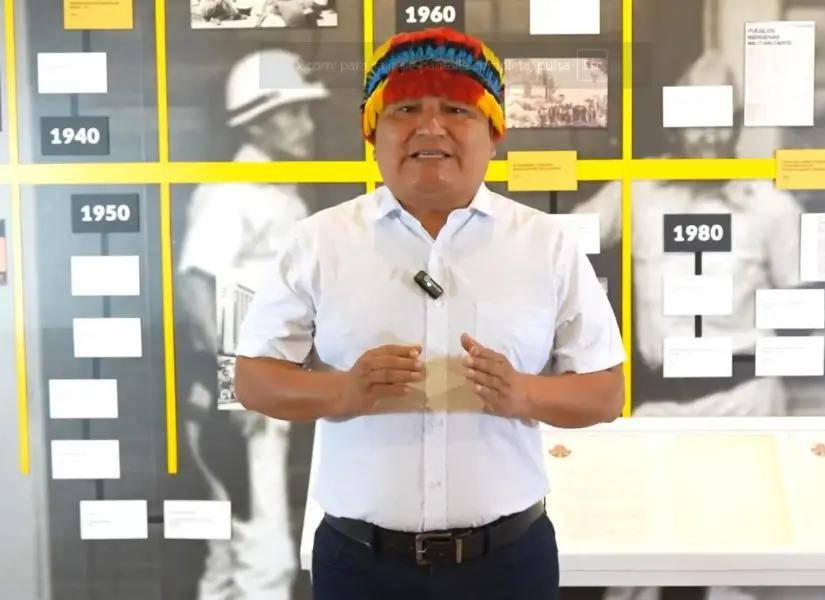 Marlon Vargas, presidente de la Conaie, anunció el fin del paro nacional.