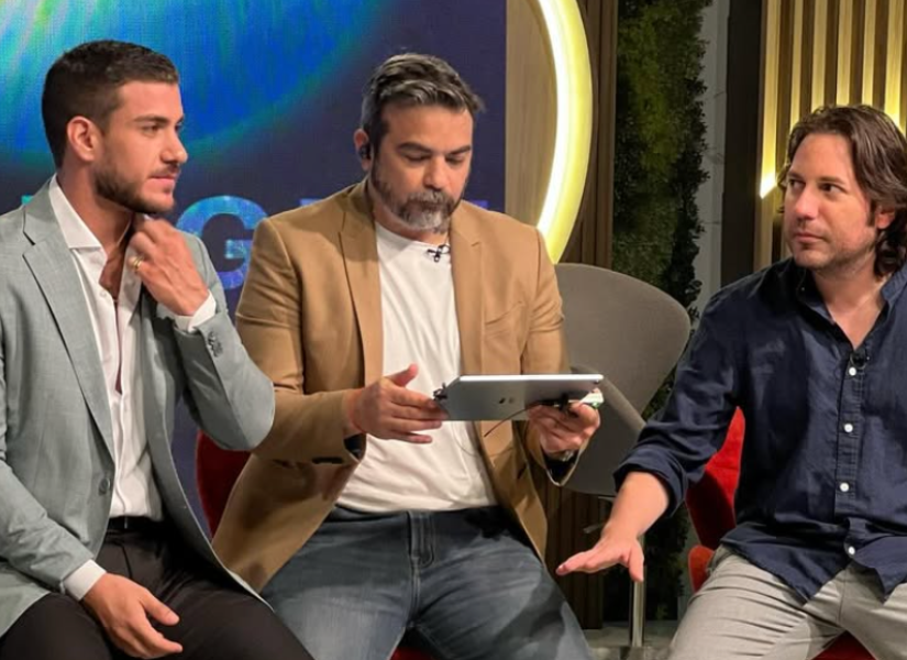 Stefano Navas, Diego Spotorno y Víctor Aráuz en una imagen de archivo.