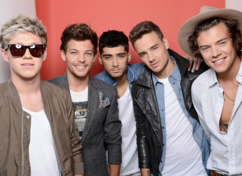 Harry Styles junto a los demás miembros de One Direction.