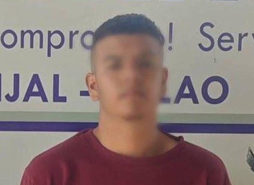 Justin Jairon S. M., se encontraba en un inmueble del cantón Naranjal cuando fue detenido el 10 de febrero de 2024.