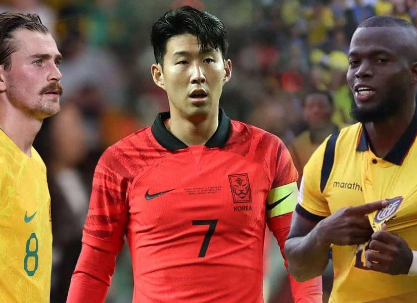 Australia, Corea del Sur y Ecuador compiten por un lugar en el bombo 2 del Mundial.