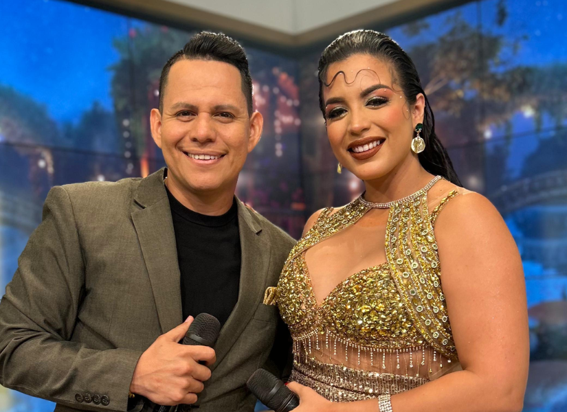 Jhonathan Luna y Lissette Cedeño en una imagen de archivo.