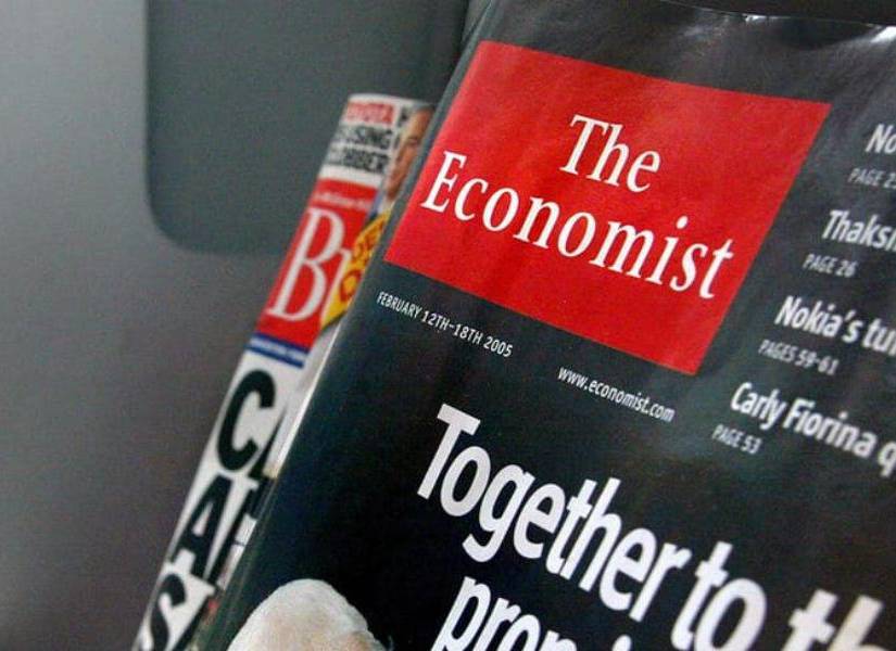 Imagen referencial de una revista con el logo del medio británico The Economist, mismo que realizó el estudio 'Why are Latin American workers so strikingly unproductive?'