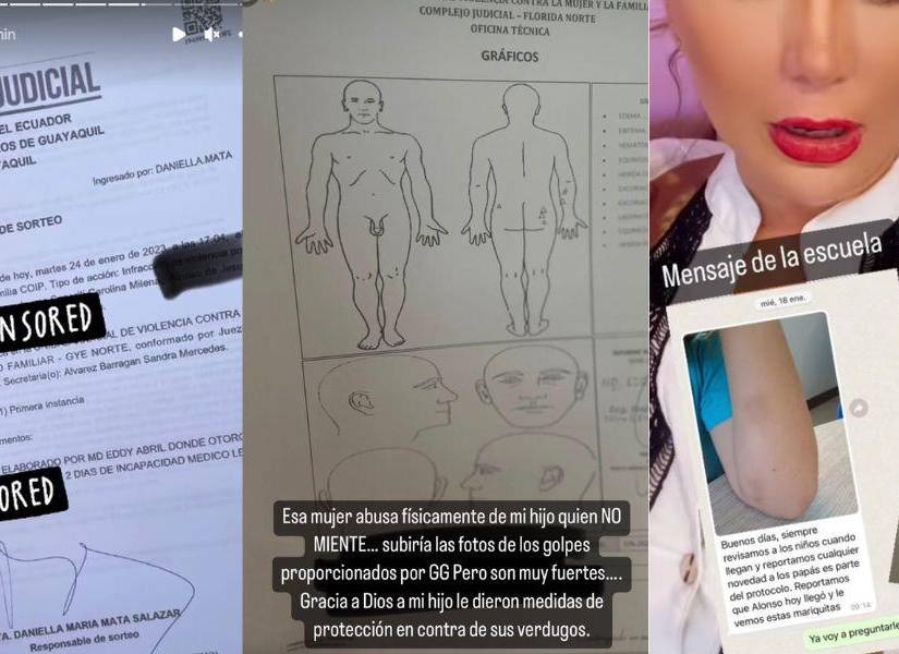 Carolina Jaume acusa públicamente a su exesposo; él contestó inmediatamente en redes sociales