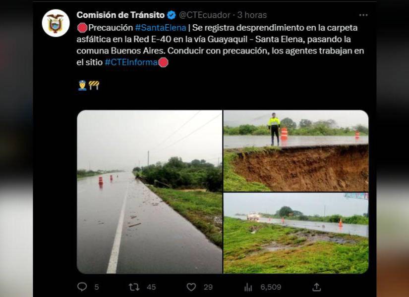 Comnunicado de la CTE en su cuenta oficial de Twitter en una imagen de archivo.