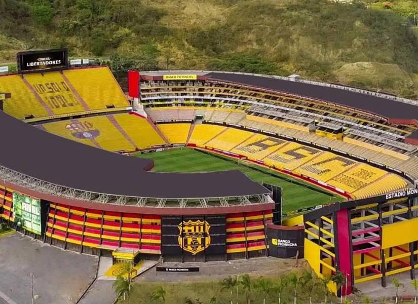 El Estadio Monumental de Guayaquil es hogar del Barcelona Sporting Club.