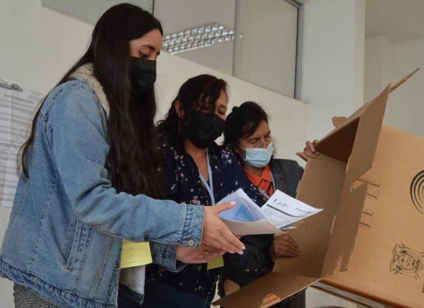 Imagen del segundo simulacro de las elecciones que se llevó a cabo en 2023.