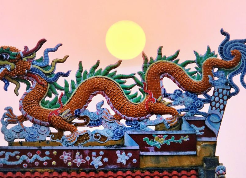 El dragón de madera representa energía, fuerza y poder.