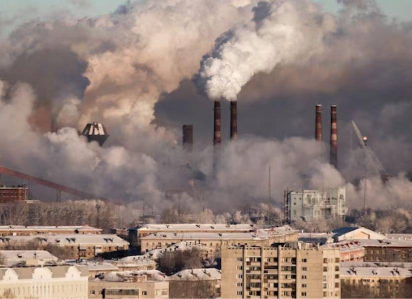 Imagen referencial a una ciudad que tiene un alto índice de contaminación en el aire.