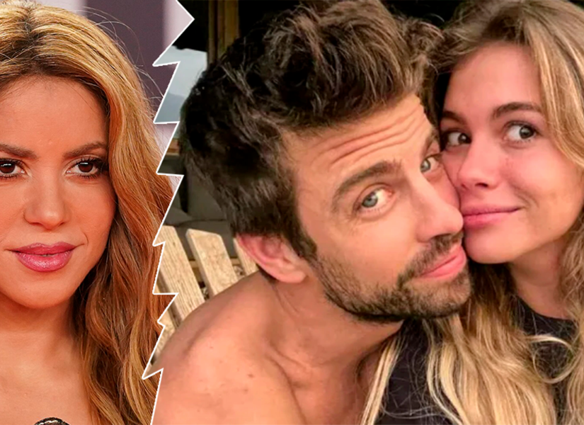 Imagen de archivo de Shakira, Gerard Piqué y Clara Chía.