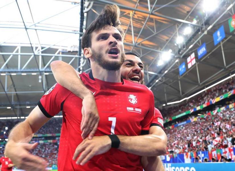 Georgia venció a la Portugal de Cristiano Ronaldo.