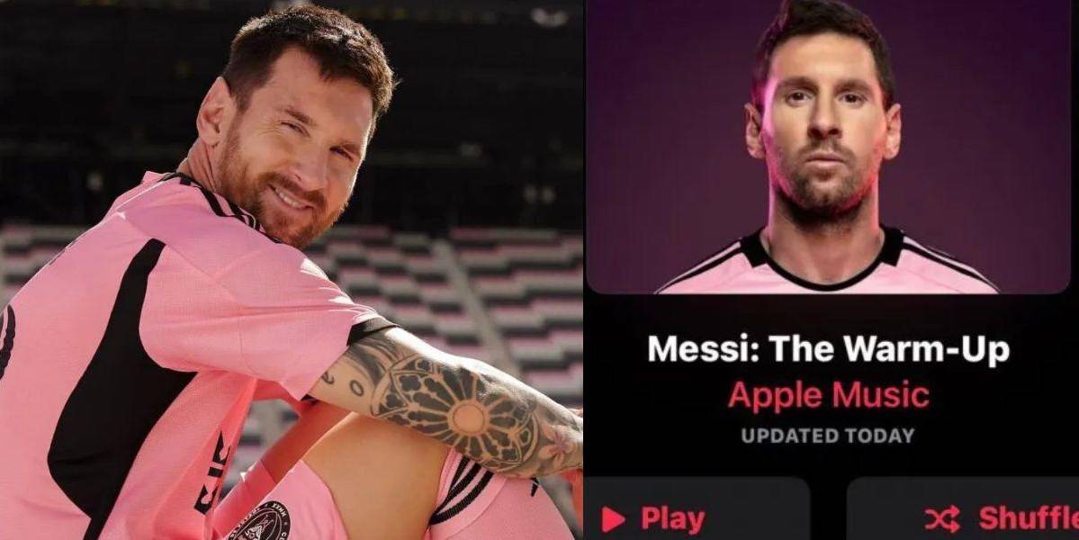 Messi reveló su playlist de entrenamiento antes de un partido de fútbol