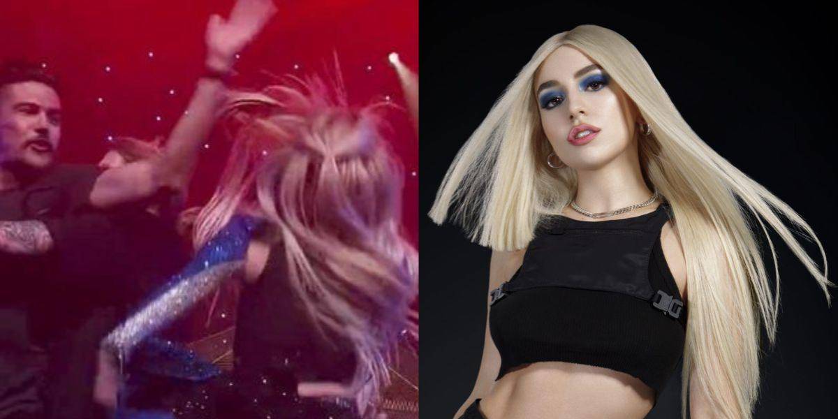 El impactante momento en el que Ava Max recibe bofetada por sujeto en pleno concierto
