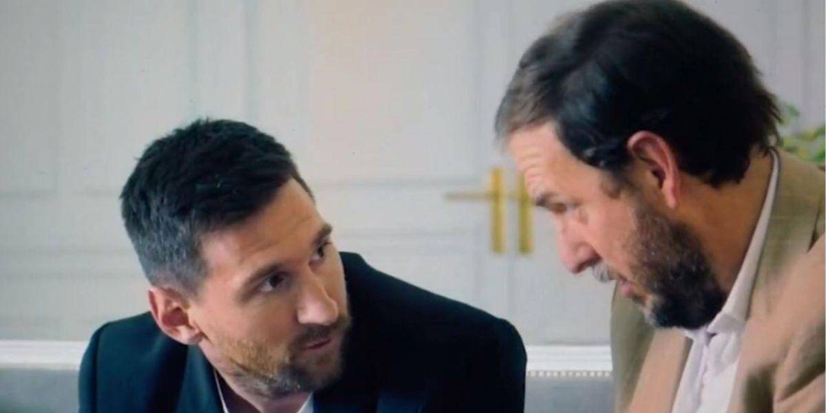 La incómoda escena entre Lionel Messi y el actor colombiano Andrés Parra