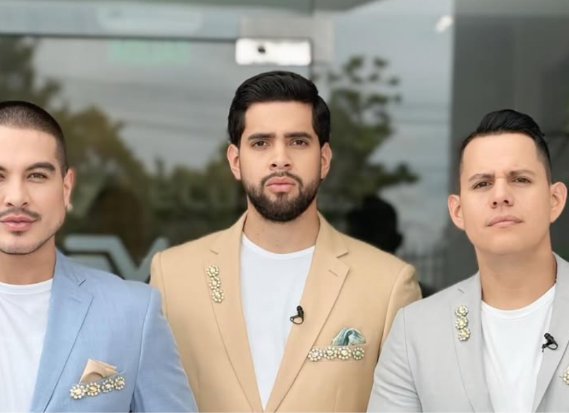 Alejandro Montes de Oca, Toño Navarrete y Jhonatan Luna en una imagen de archivo.