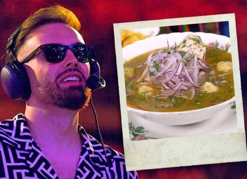 El encebollado participó en el Mundial de Desayunos, organizado por el propio streamer.