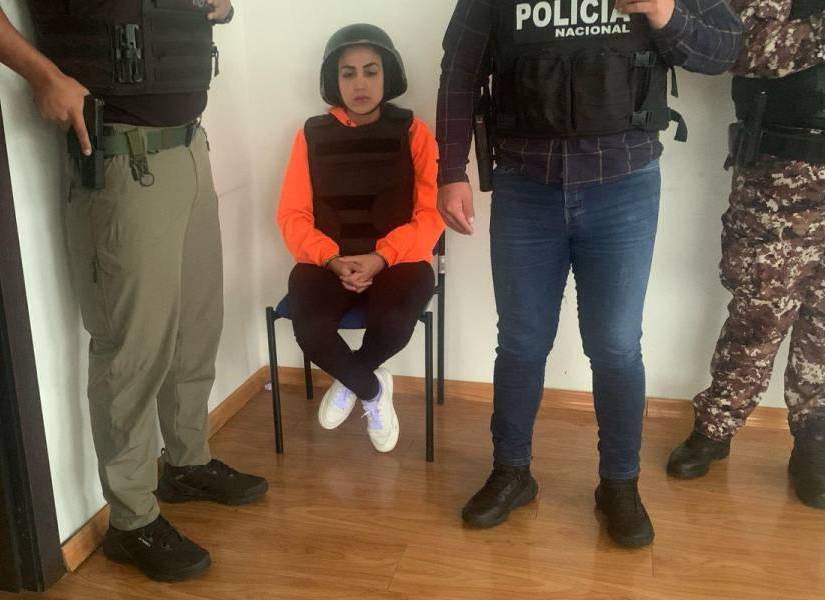 Mayra Salazar en la Corte Nacional de Justicia.