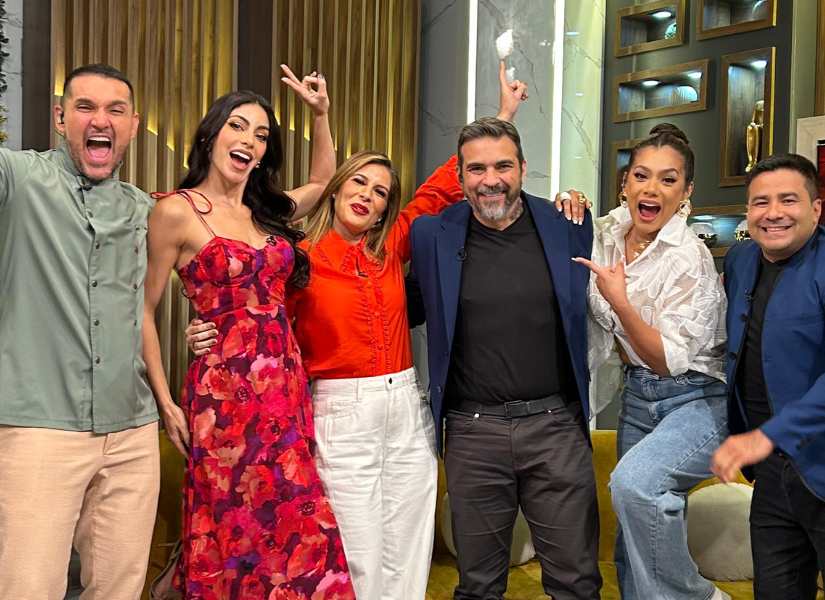 José Urrutia, Virginia Limongi, Gaby Díaz, Dora West y Henry Bustamante en una imagen de archivo.