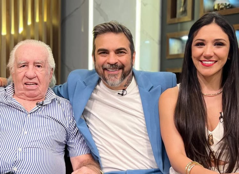 Horacio Spotorno, Diego Spotorno y Nathaly Toledo en una imagen de archivo.