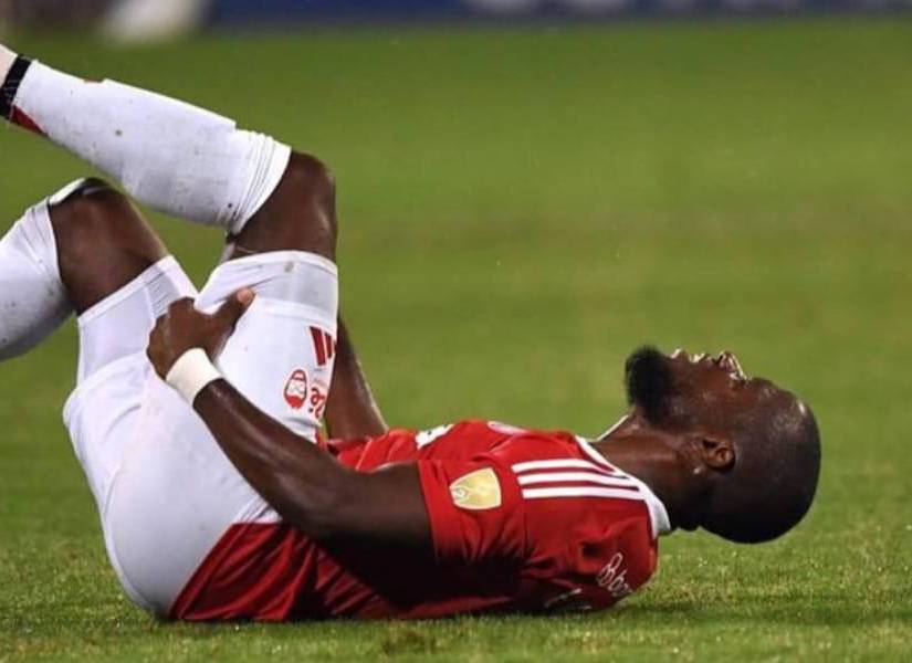 Enner Valencia sufrió la lesión en el Atlético Nacional vs. Internacional de Porto Alegre.