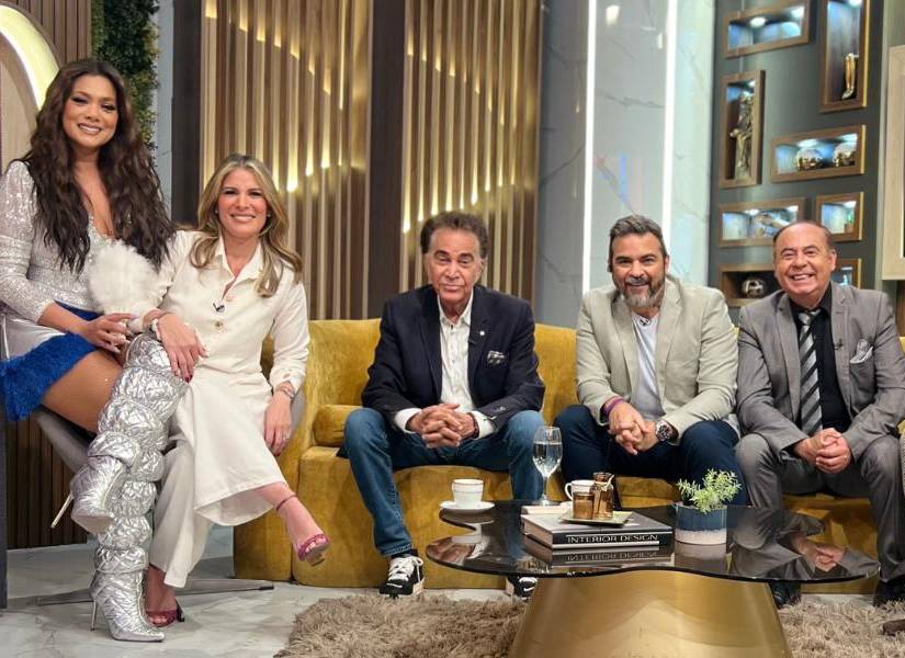 Dora West, Gaby Díaz, El Puma, Diego Spotorno, Santiago Naranjo y José Urrutia en una imagen de archivo.