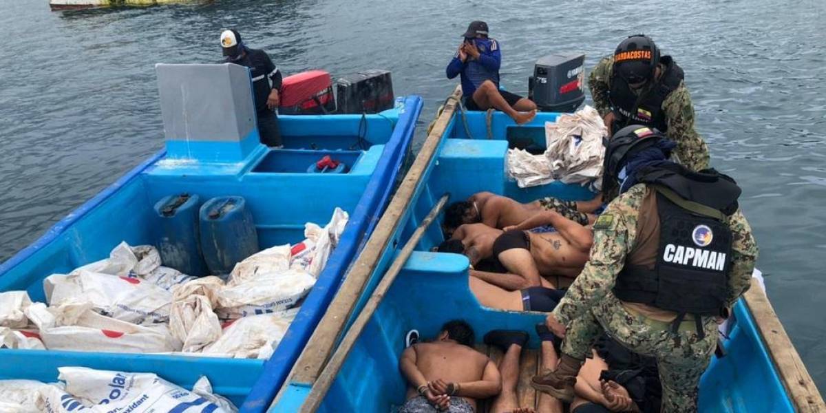 La Armada frustró asalto a una embarcación en las costas de Salango, Manabí