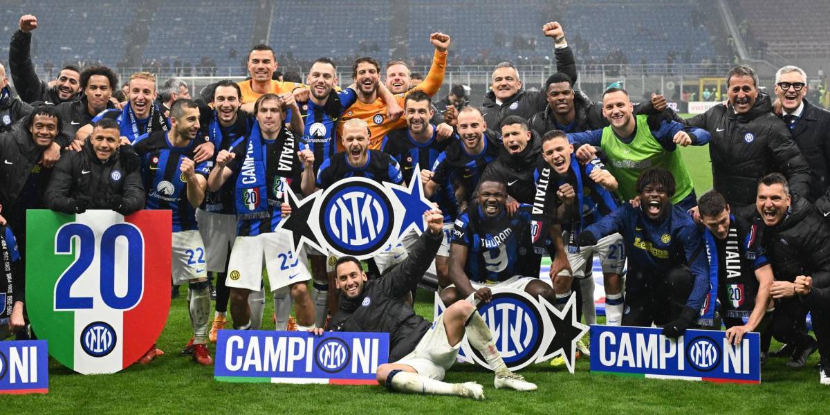 El Inter de Milán, campeón de Italia y consiguió su vigésimo título